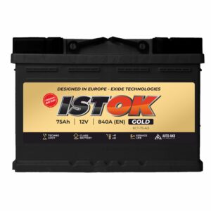 Автомобильный аккумулятор ISTOK GOLD 75Ah 840A